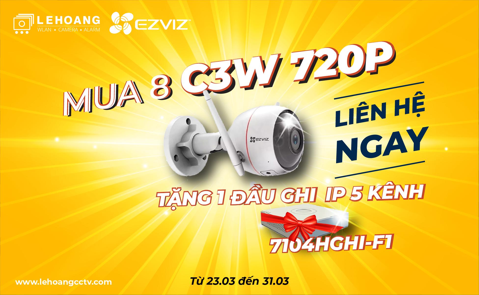 CTKM Camera Ezviz tặng đầu ghi Hikvision - Lehoangcctv