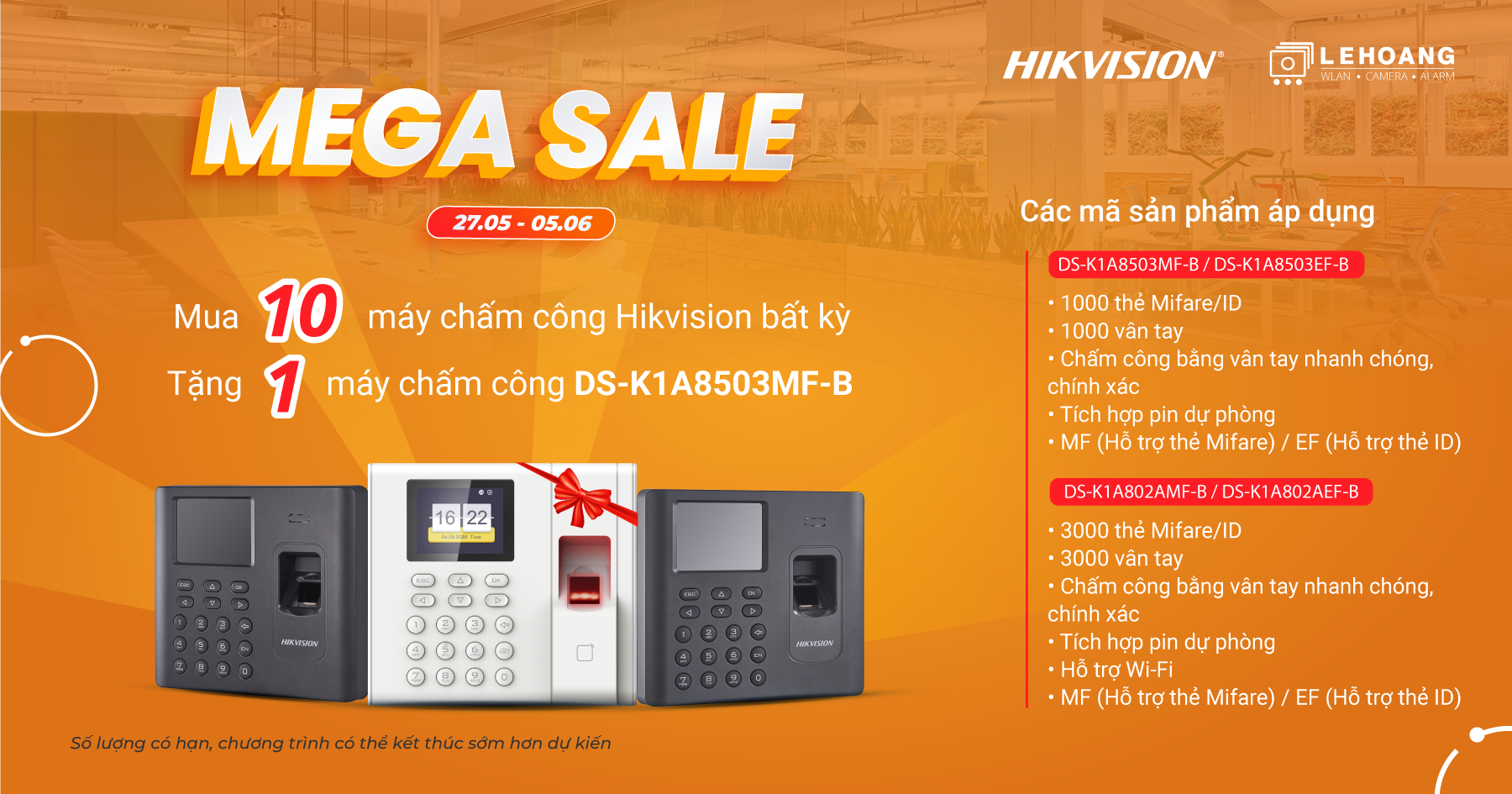 khuyen-mai-may-cham-cong-hikvision-hikvision-vietnam
